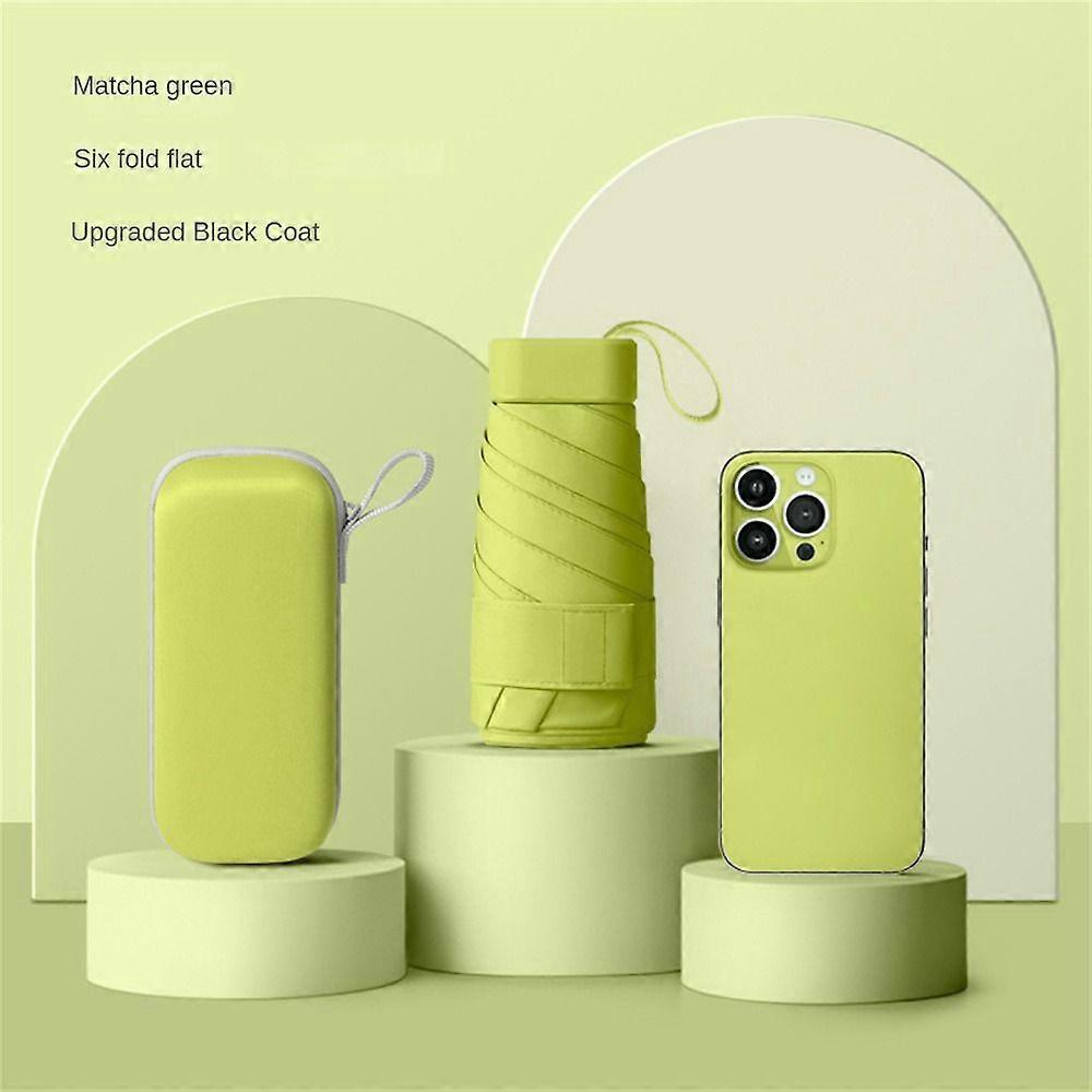 مظلة سفر ، مظلة صغيرة ، واقية من الشمس ، مقاومة للماء ، 6 أضلاع ، مظلة مطر