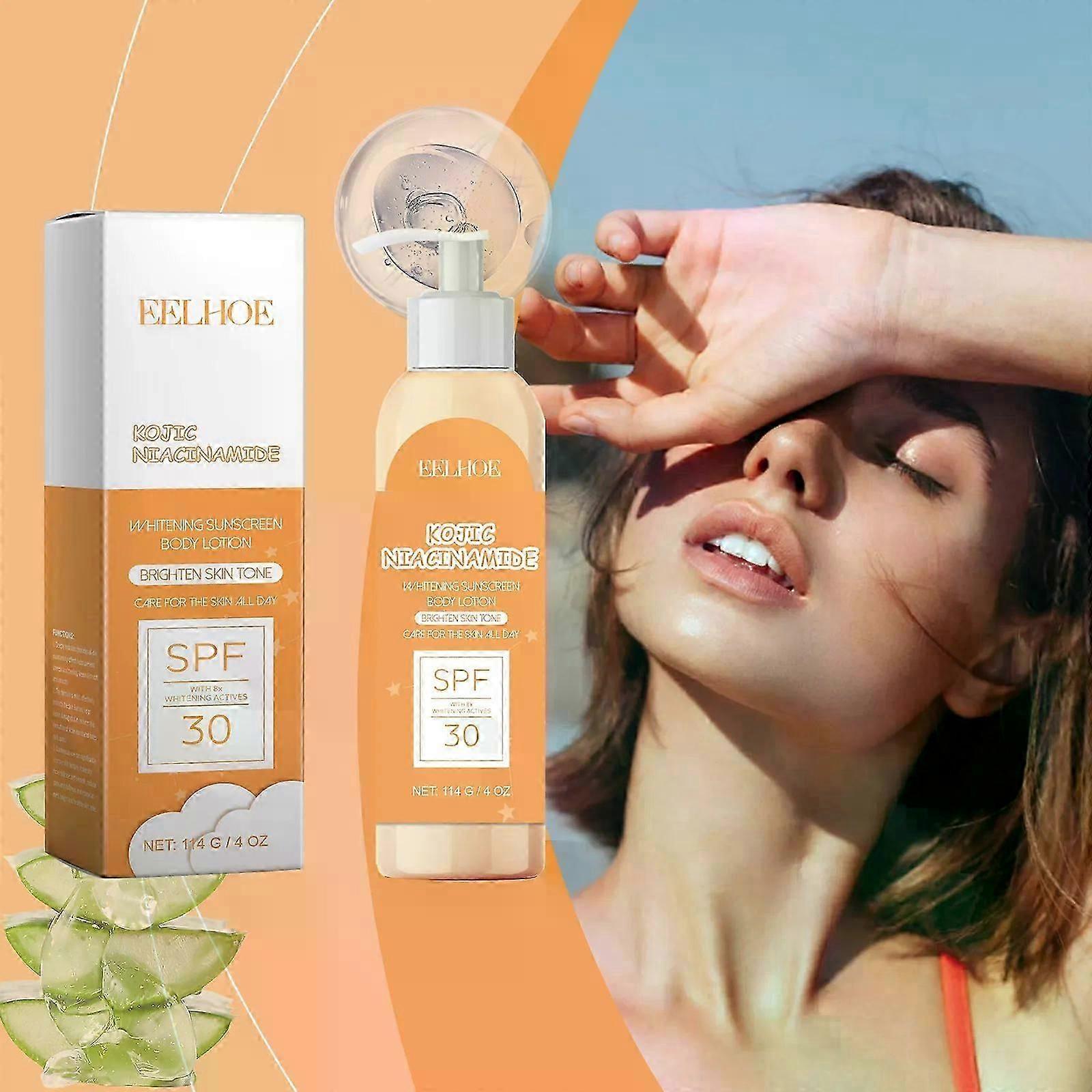 ExquisiteFace واقي من الشمس مرطب SPF 30 - واقي من الشمس بحجم السفر - واقي من الشمس للوجه خالي من الزيوت - واقي واقي من الشمس للوجه والجسم - غير دهني ، بدون 