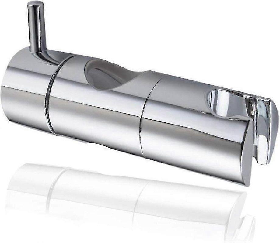 Shower Head Holder Clamp Bracket Adjustable Replacement, On Wall Mount Shower Bracket, Slide Clamp Holder Bracket, Chrome Plated