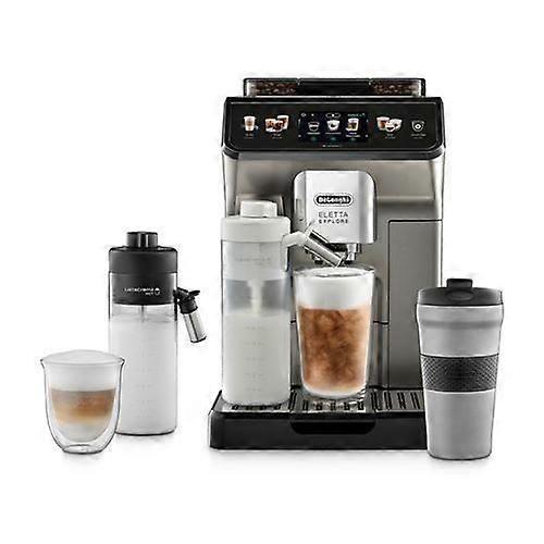 Coffee machine with grinder - Delonghi - ELETTA EXPLORE ECAM450.86.T - 15 bars - 2 L - Grey