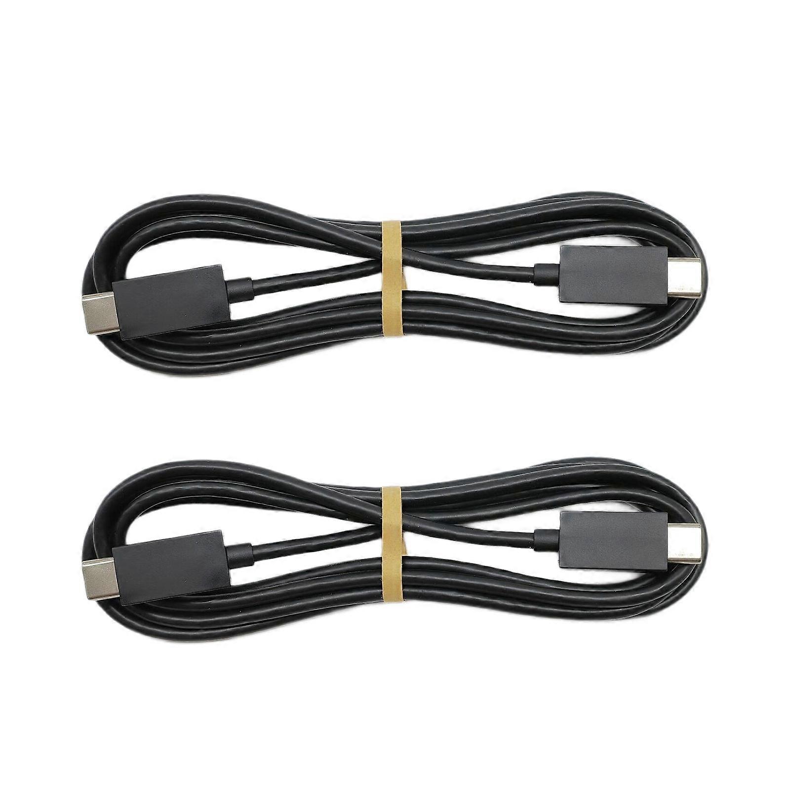 1pc/2pcs Type-C Charging Cable for Wireless Game Controller Extension Power Cable Data Sync Cord Charging Wire Black