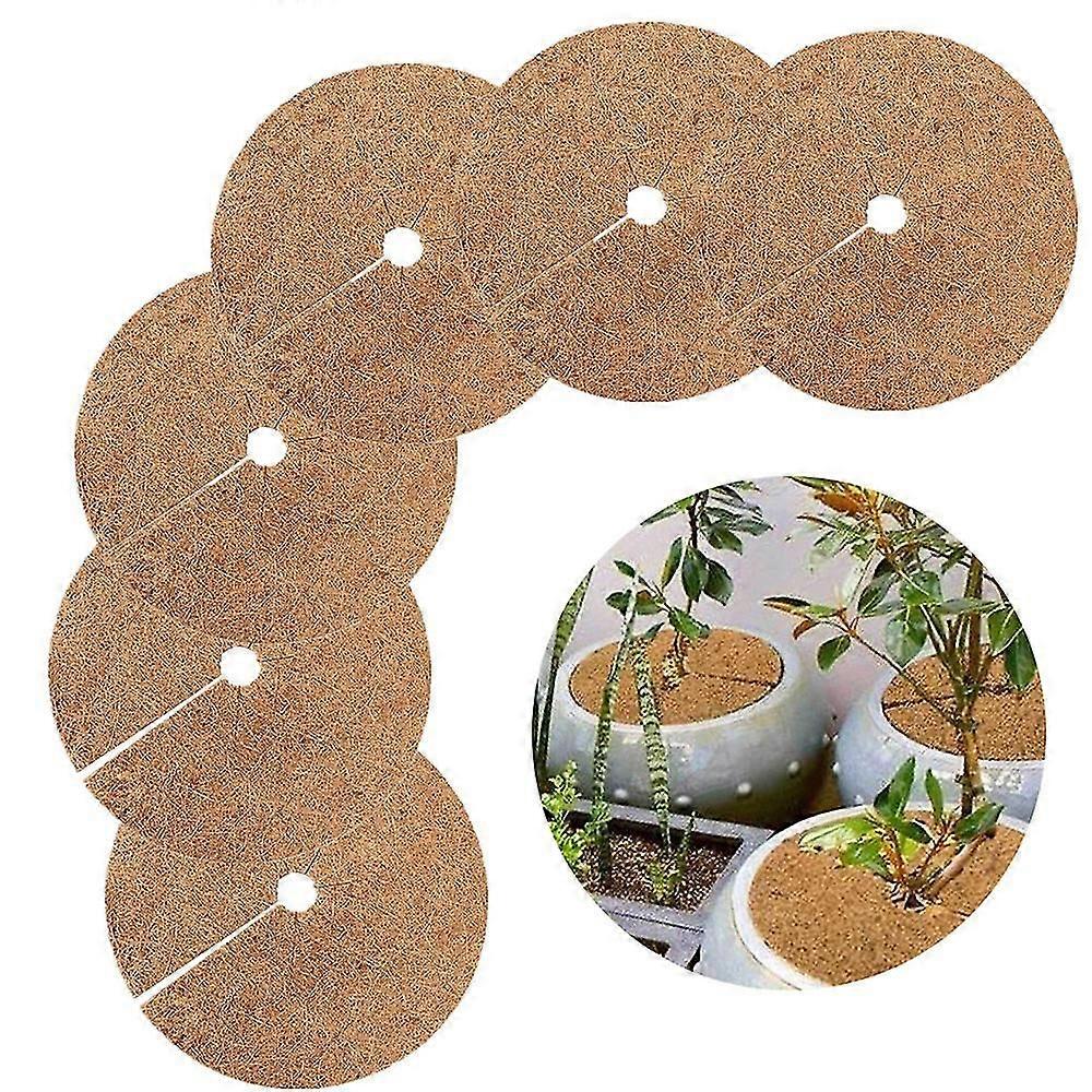 Coconut Mulch Mat Plants Protector Mat  Cover 20cm 6 pcs