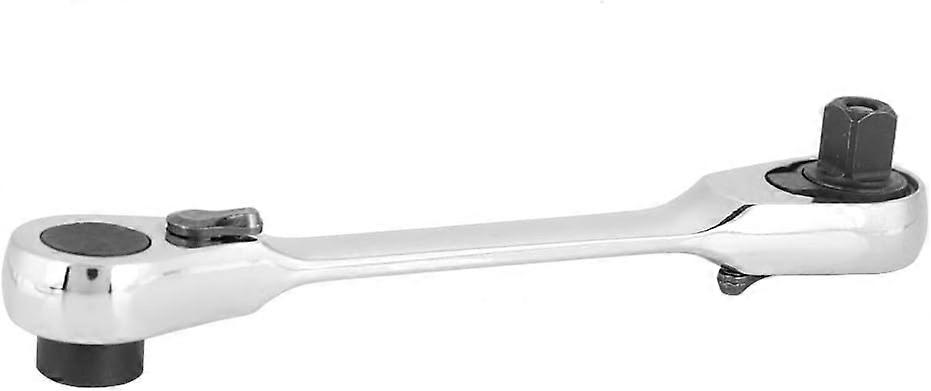 Compact Solution For Quick Cutting Function, Ratchet Wrench With Chrome Plating Surface, Double Ended Quick Socket, Rust And Wear-Resistant, Narrow