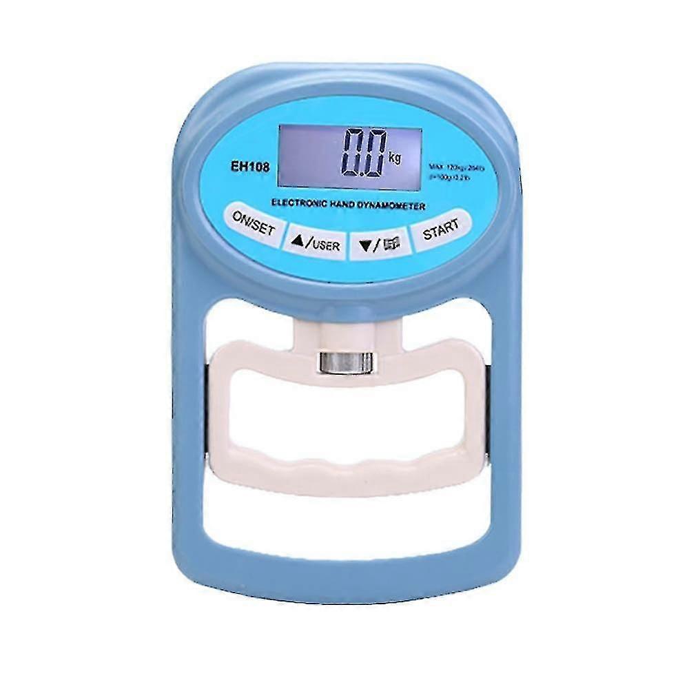 Handhållen 120kg Digital Dynamometer Grip Strength Meter - Elektronisk Grip Strength Meter Fångar automatiskt grepp Strength_Special gåva