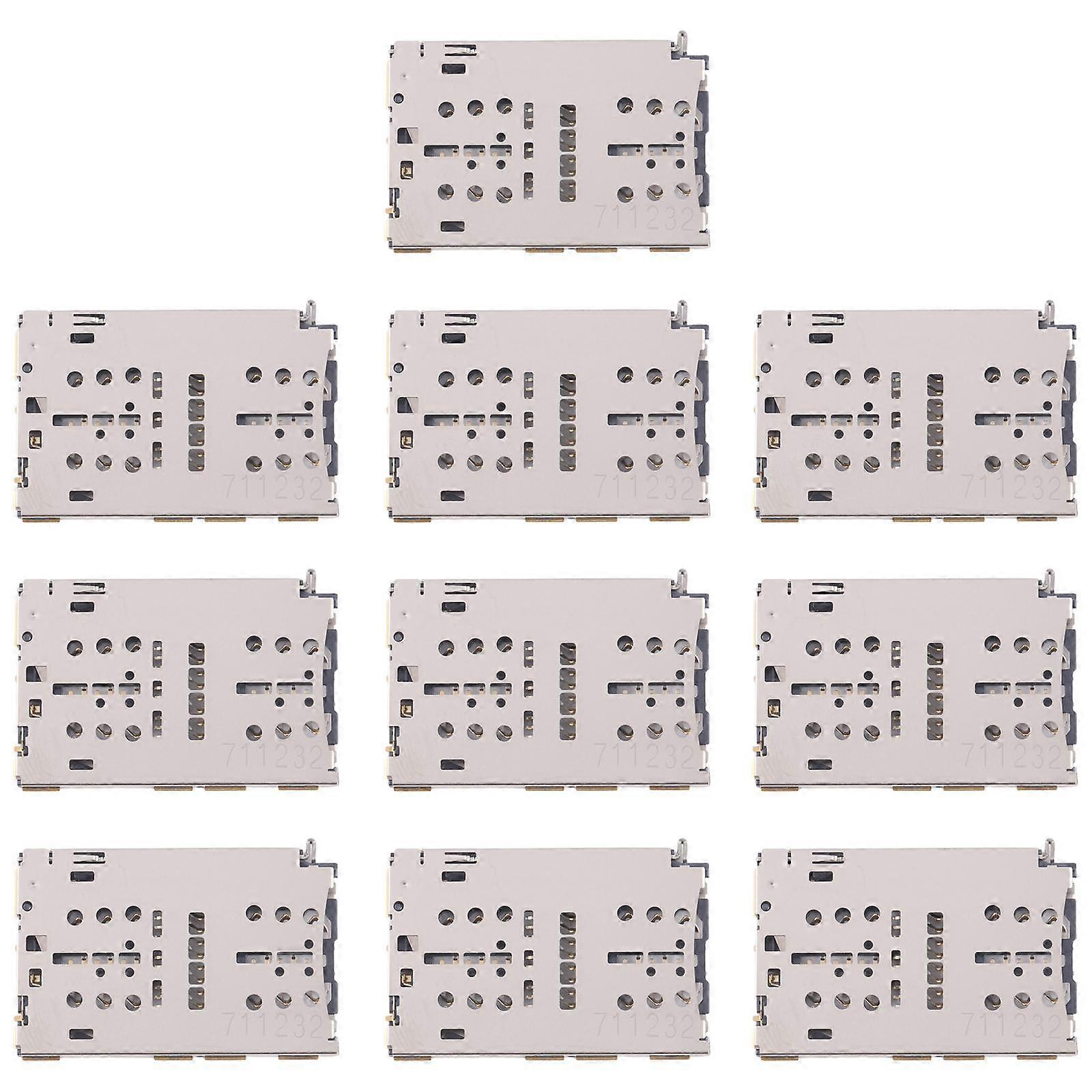 10pcs COMPATIBLE SIM + Micro SD Card Reader