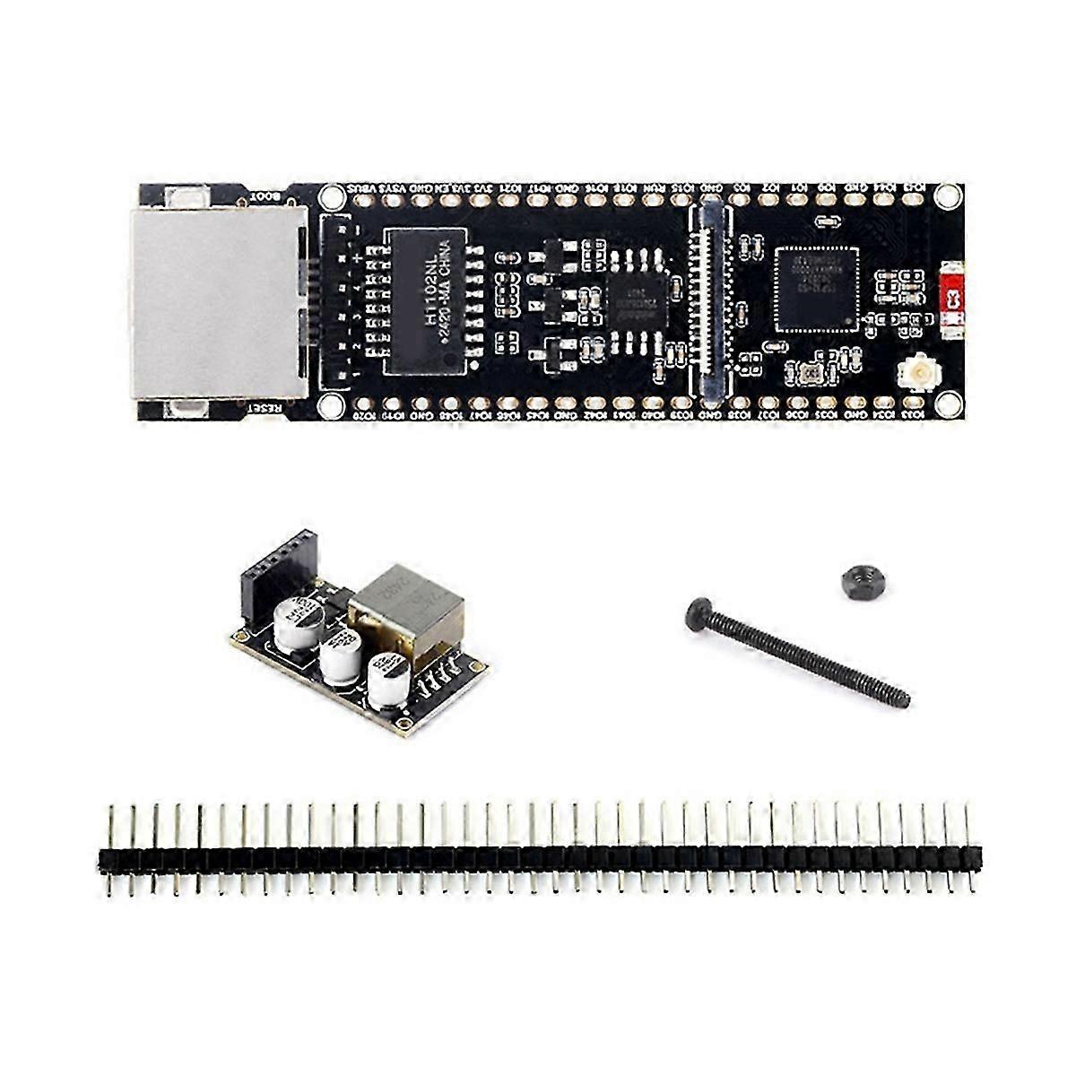 ESP32-S3 Ethernet-Entwicklungsboard mit POE-Modul unterstützt Wi-Fi, Bluetooth, POE, Dual-Core-Platte, Lo