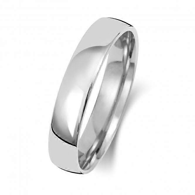 Wedding Band 18K Slight Court 4mm-1.45 Wedding Ring WQ114WM