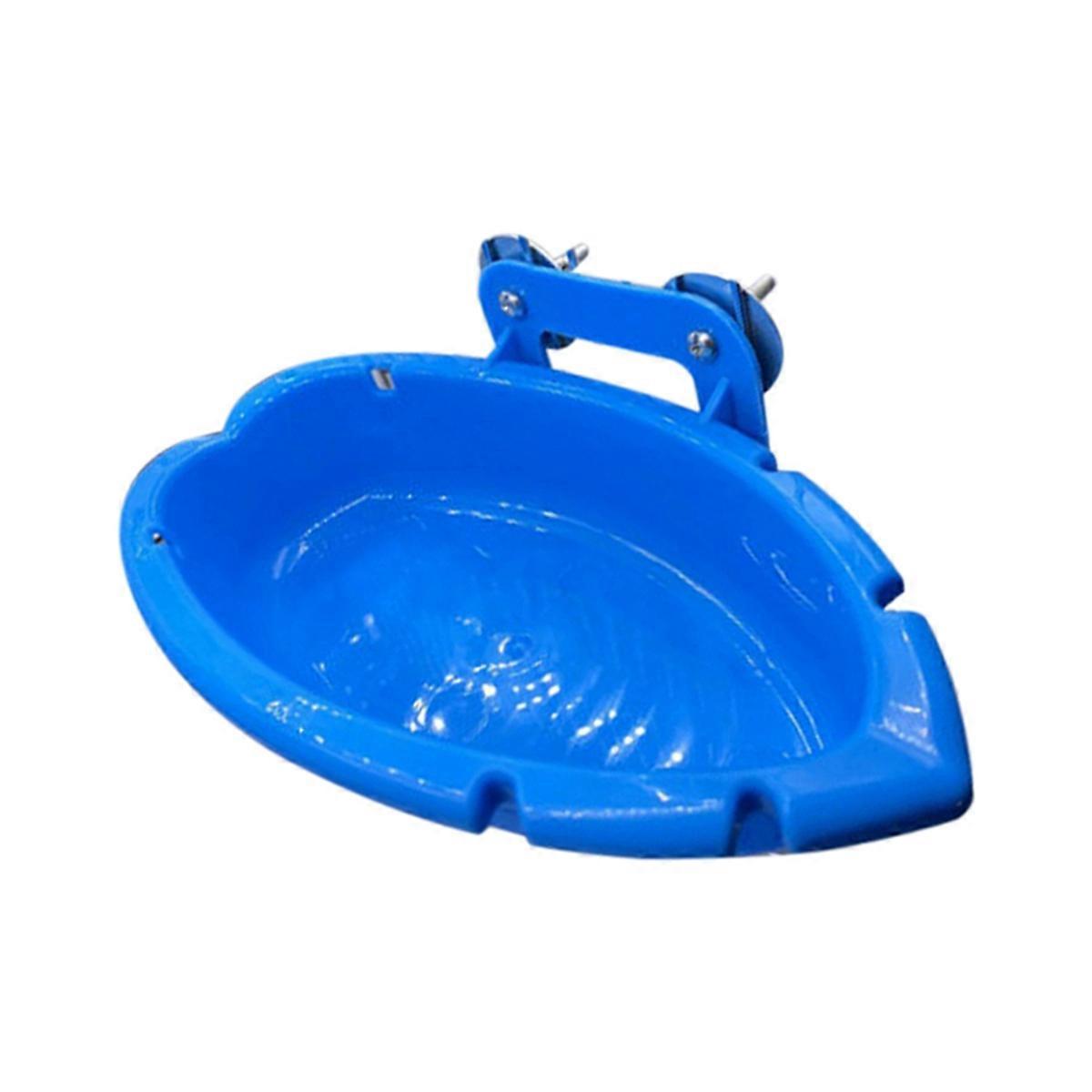 Parrot Food Tray Multifunction Blue Bathtub Standing Wash Shower Box