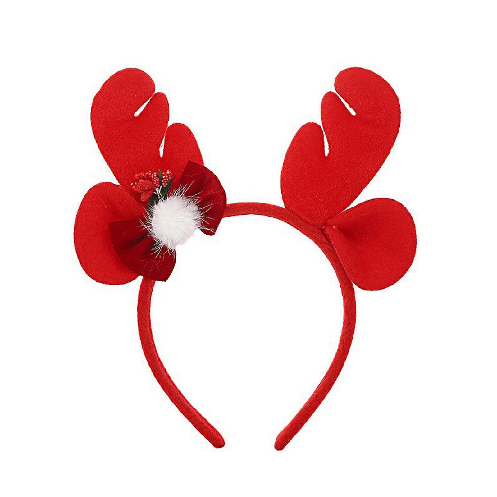 Χριστουγεννιάτικα κέρατα Elk Headbands Headwear Hoop μαλλιών για τα Χριστούγεννα Headpiece φανταχτερό φόρεμα Προμήθειες κόμματος C9