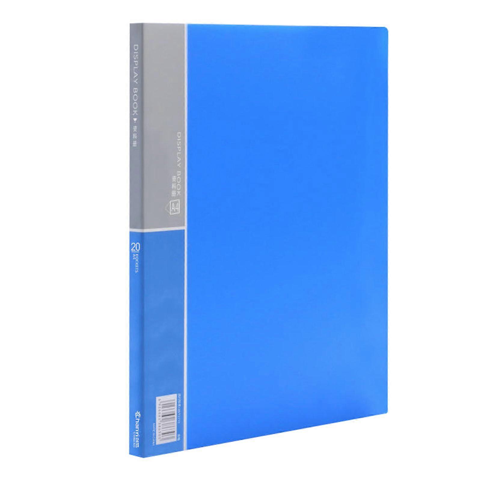 80 Pages File Folder A 4 Clear Test Papers Organizers Large Capacity Storage Folder Document Organizers for Music Sheets