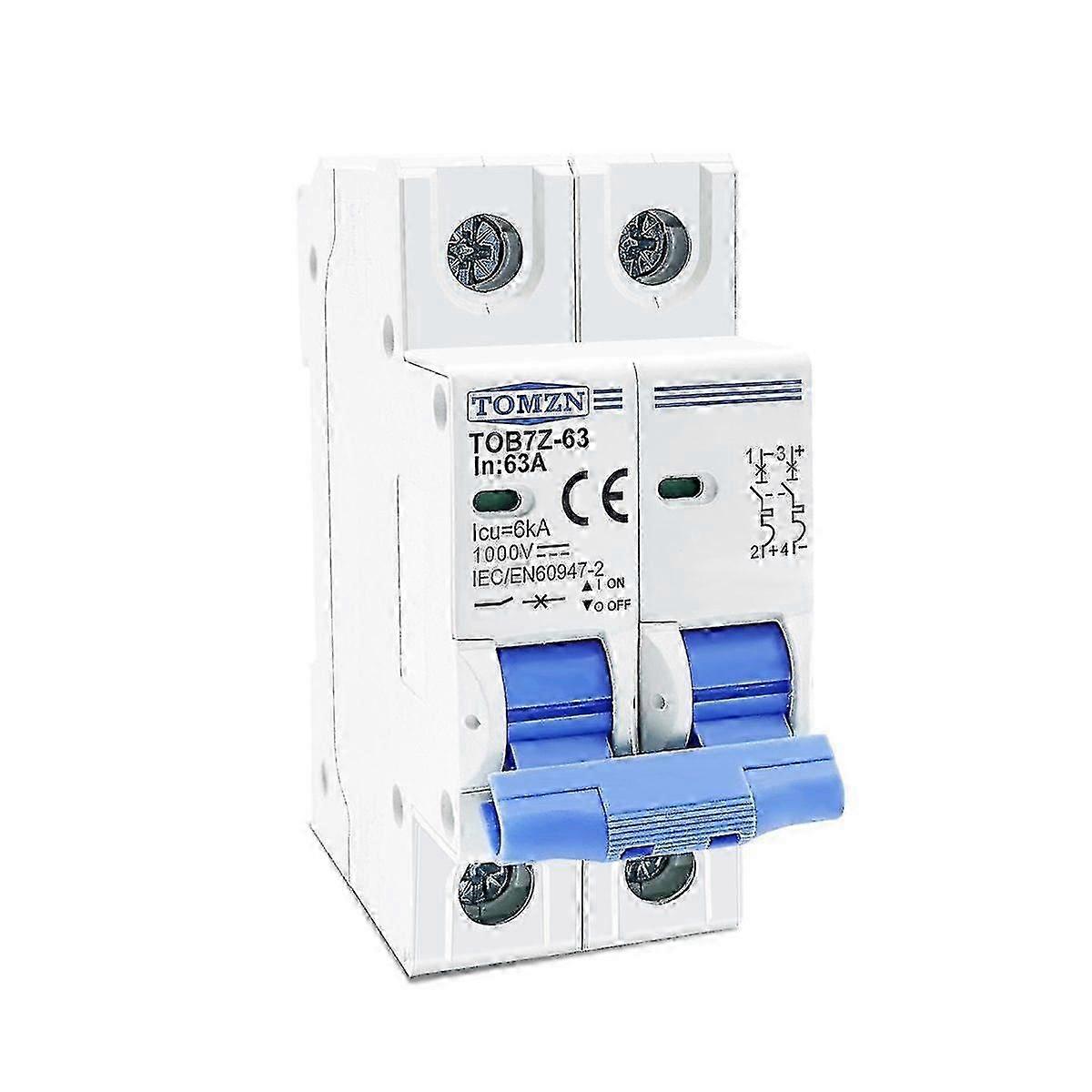 2p Dc 1000v Solární Mini jistič pro PV systém