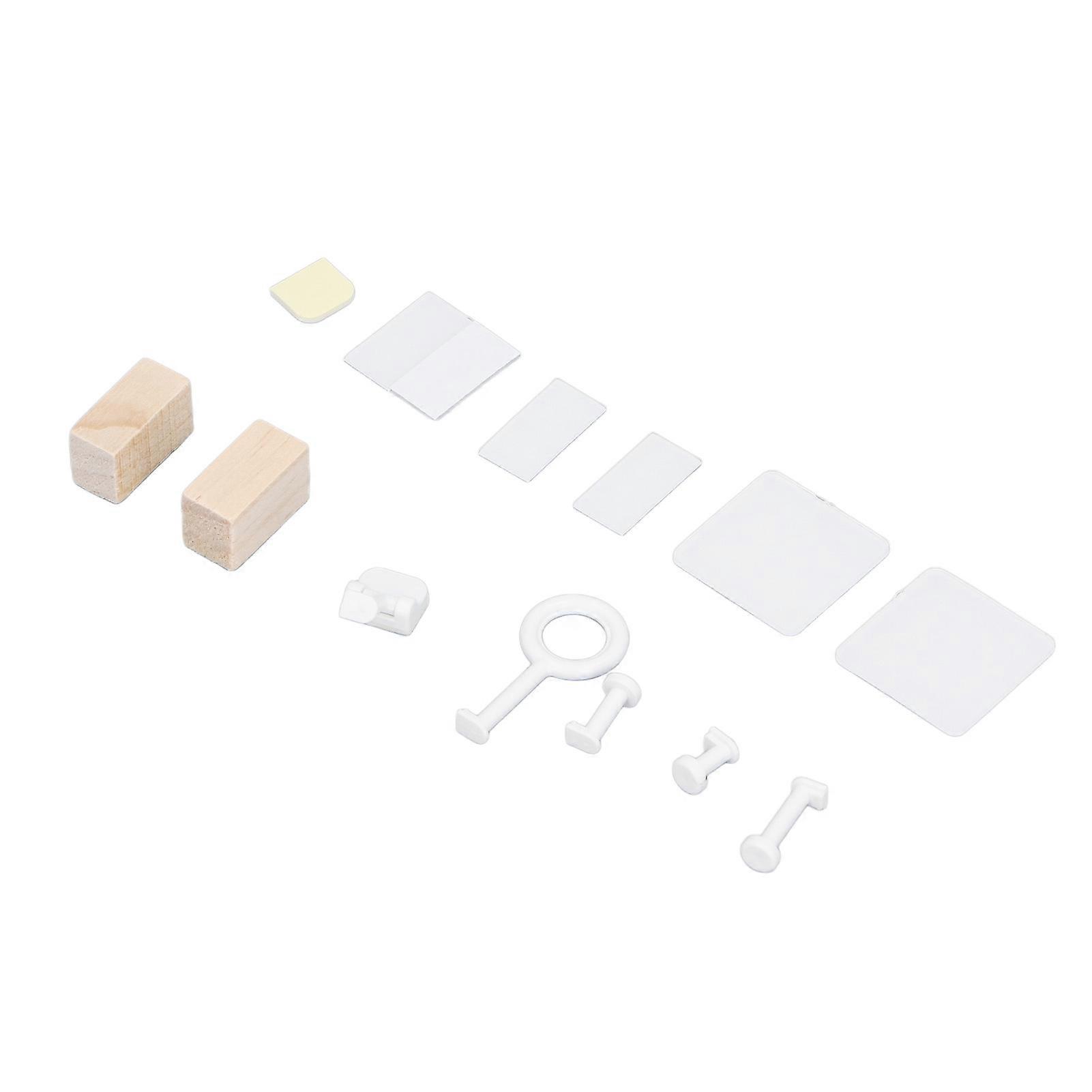 Smart Button Pusher Accessory Kit Polished Multifunctional Smart Fingerbot Button Tools Packs with Wood Block 