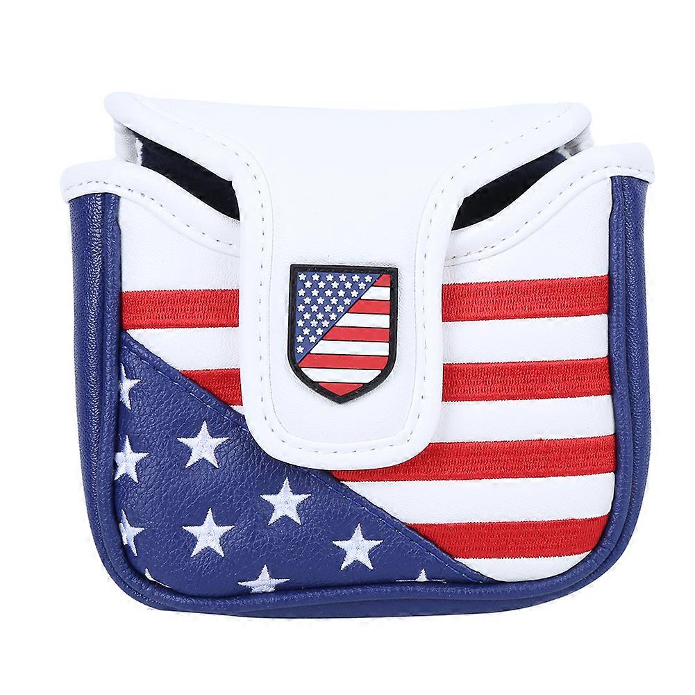 Golf Putter Magnetic Protection Covers Waterproof Headcover with Embroidery Pattern Accessory