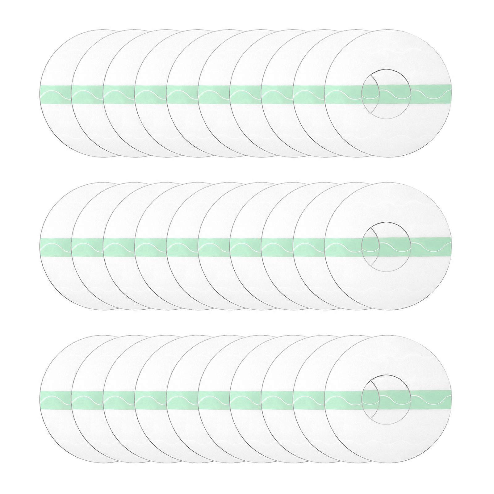 30PCS Sensor Patches Waterproof Self-Adhesive Sticker Clear Sweat-proof Protections Stickers for Face Body Breathable Multicolor