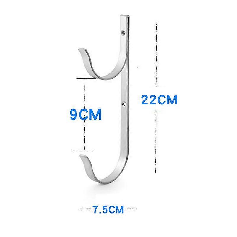 swimming pool hook, metal bracket anti-rust hook aluminum bracket 4 pieces