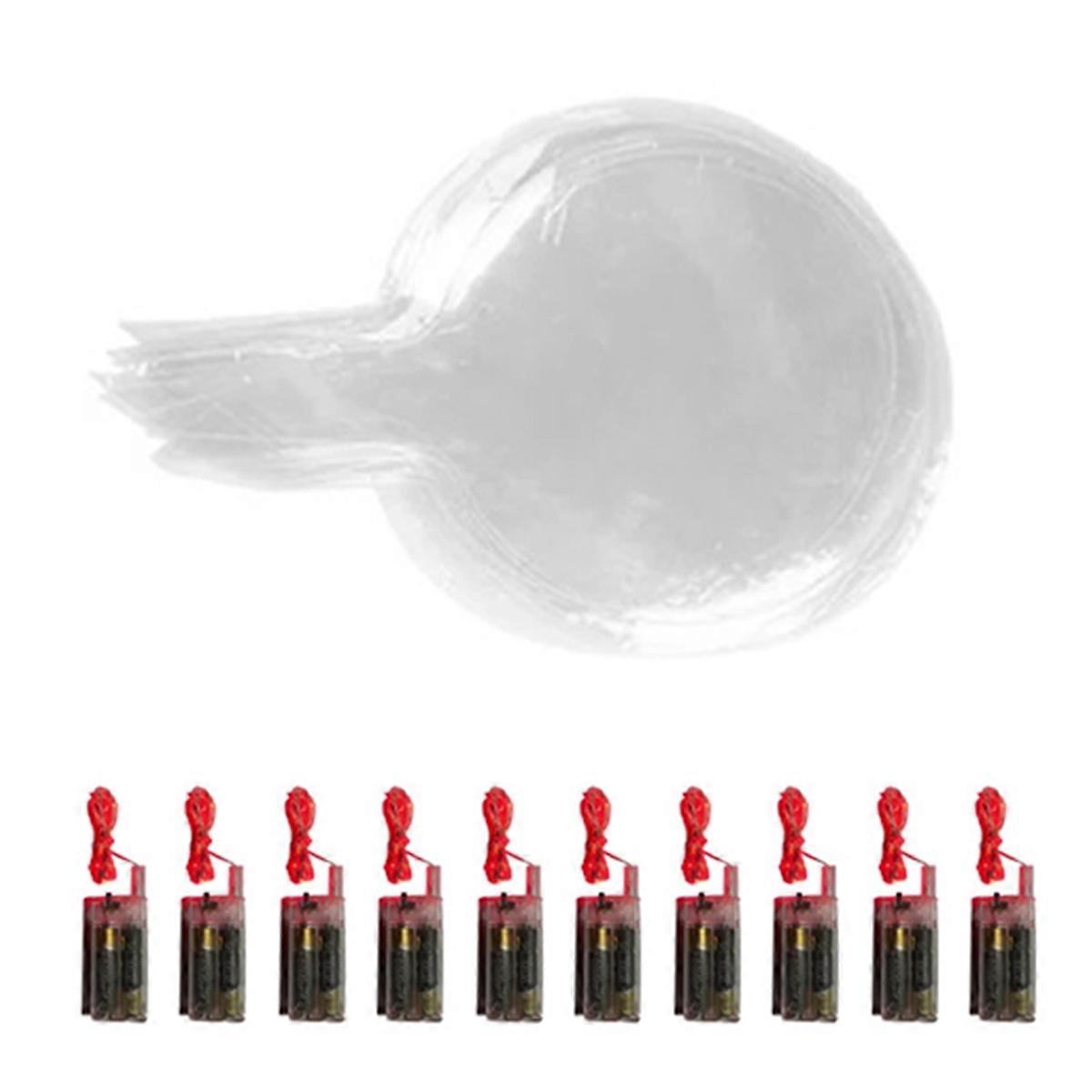 LED Balloons Clear Balloons Glow Bubble Balloons Lights,A