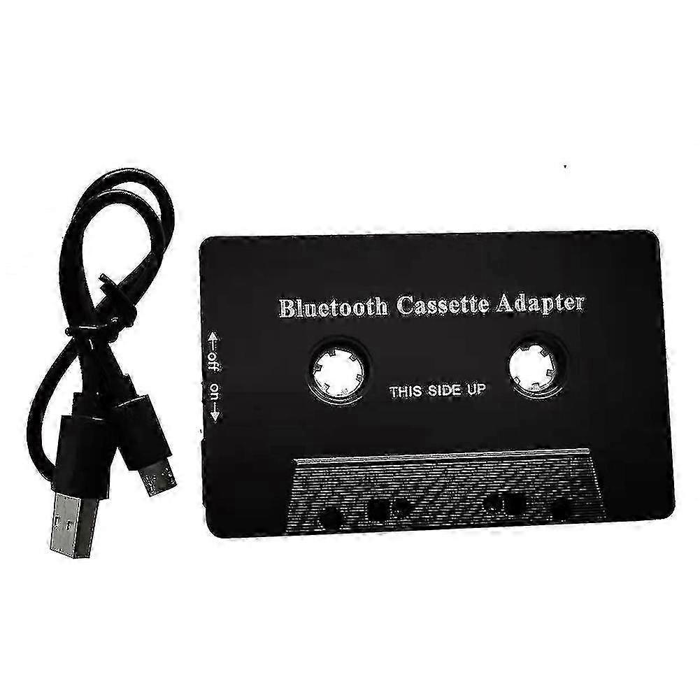 Bluetooth 5.0 Universal Cassette Audio Car Tape Aux Adapter with Mic for Phone & Mp3
