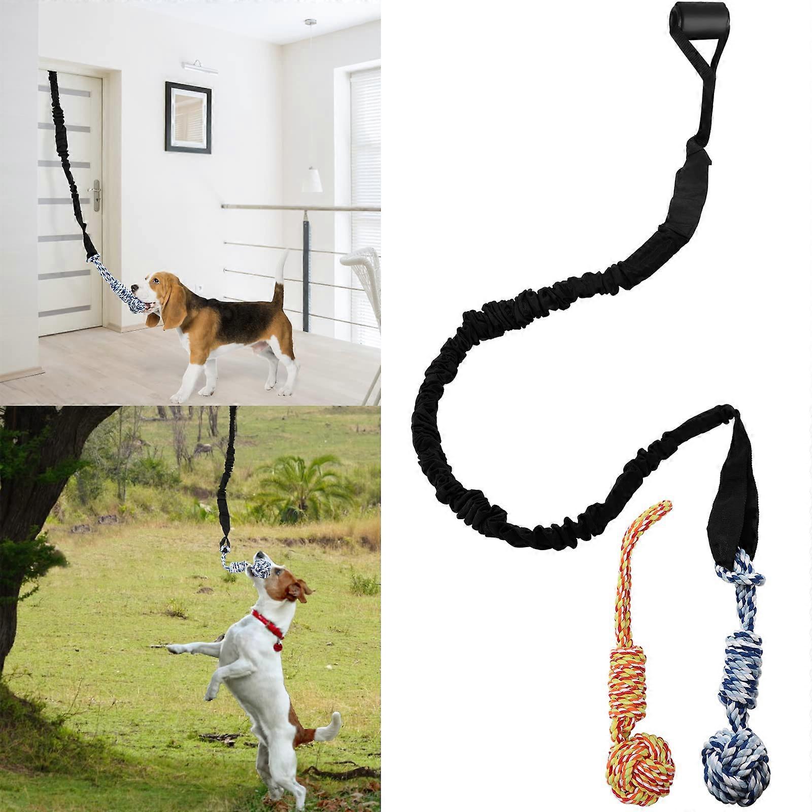 Dog Rope for Interactive Outdoor Tug of War and Bungee Hanging Exercise Medium to Large Size
