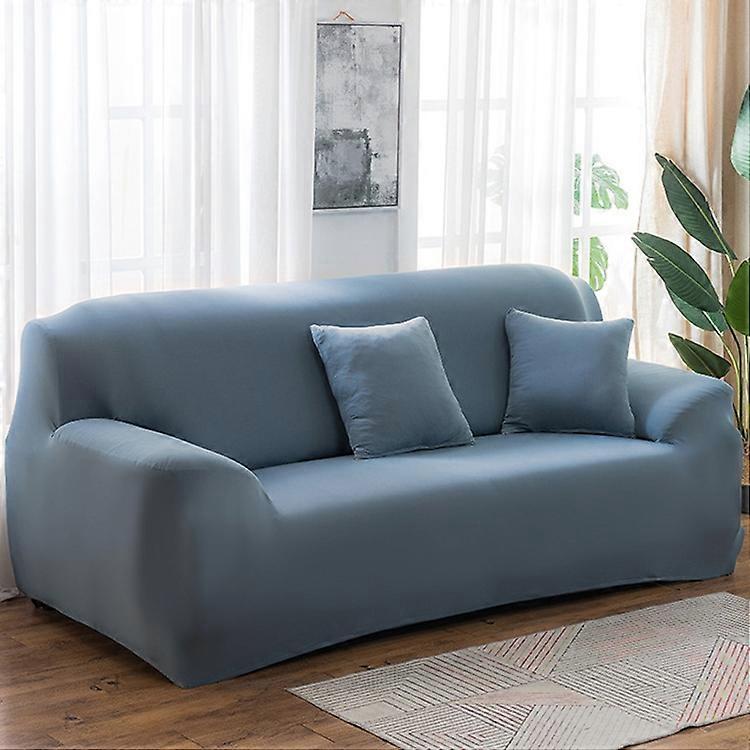 145-185cm Four Seasons Solid Color Elastic Full Coverage Non-slip Sofa Cover