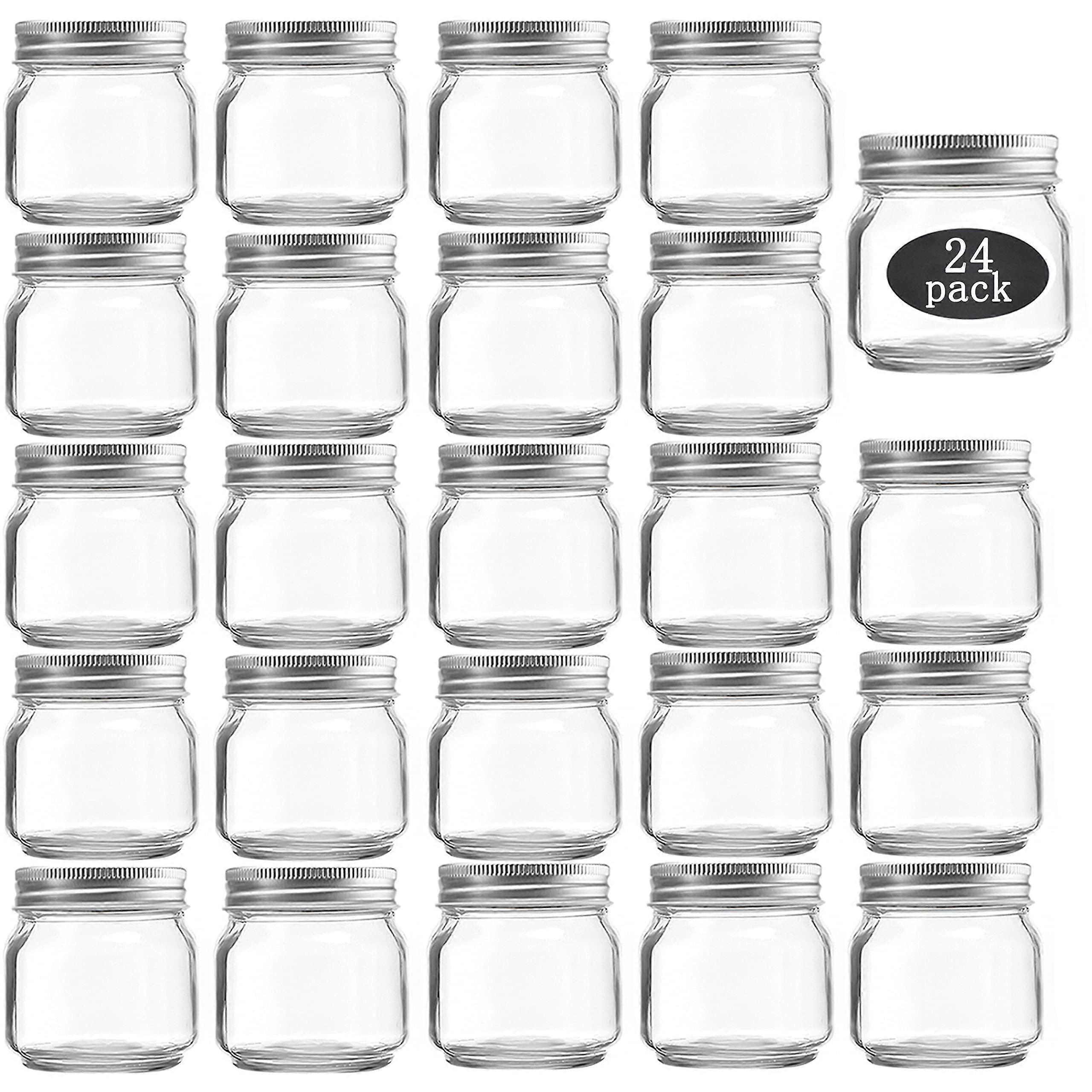 24 Set Small Mason Jars for and Spice Jelly Storage 8 oz