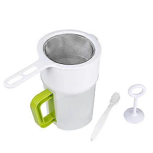 1 litre de lait de noix et de yogourt grec Machine à manger réutilisable et pour le soja / l’avoine / l’amande et le lait Passoire alimentaire tout usage 1 litre de yogourt 1,5 litre de lait de noix