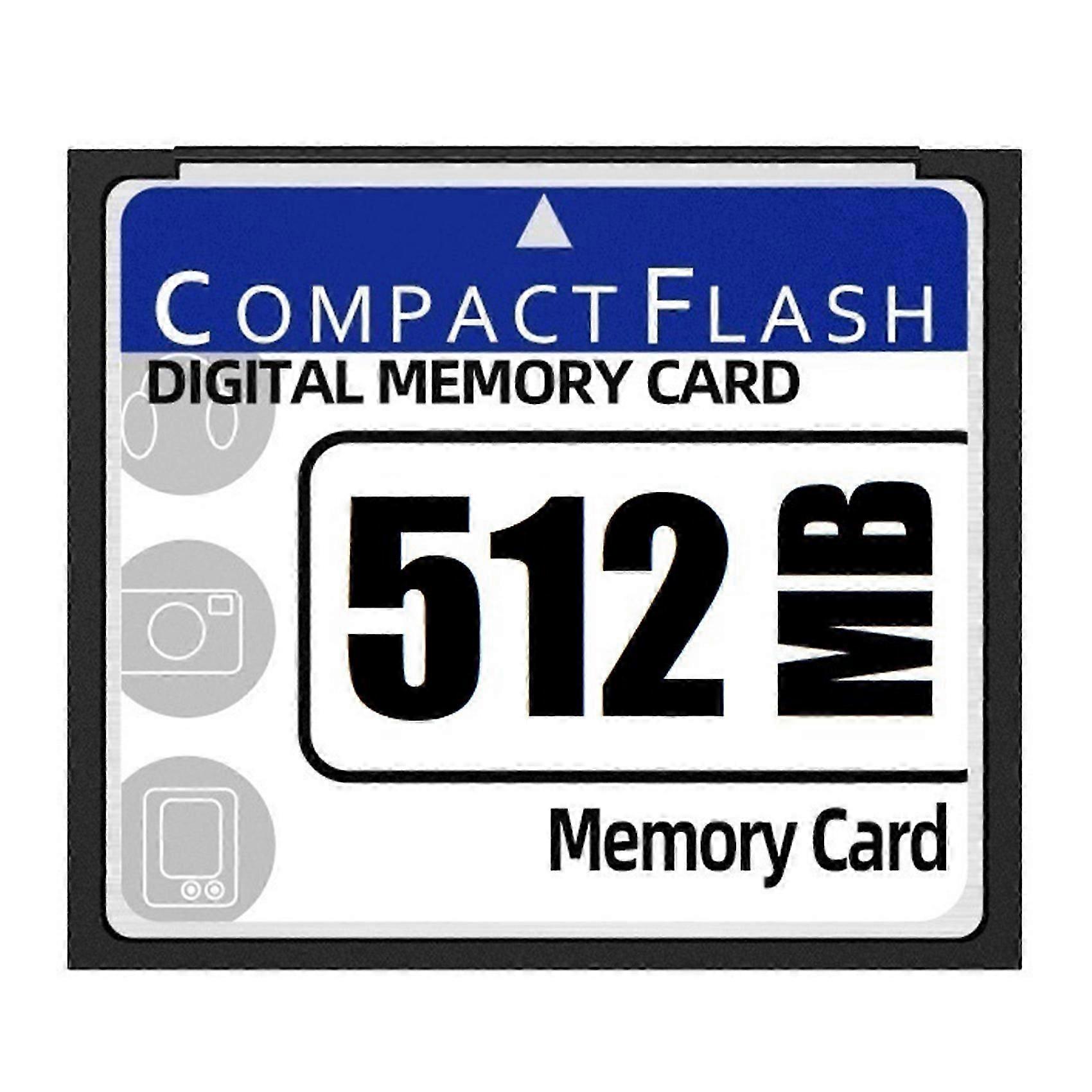 512MB Compact Flash Memory Card compatible with Camera, Advertising Machine, Industrial Computer Card