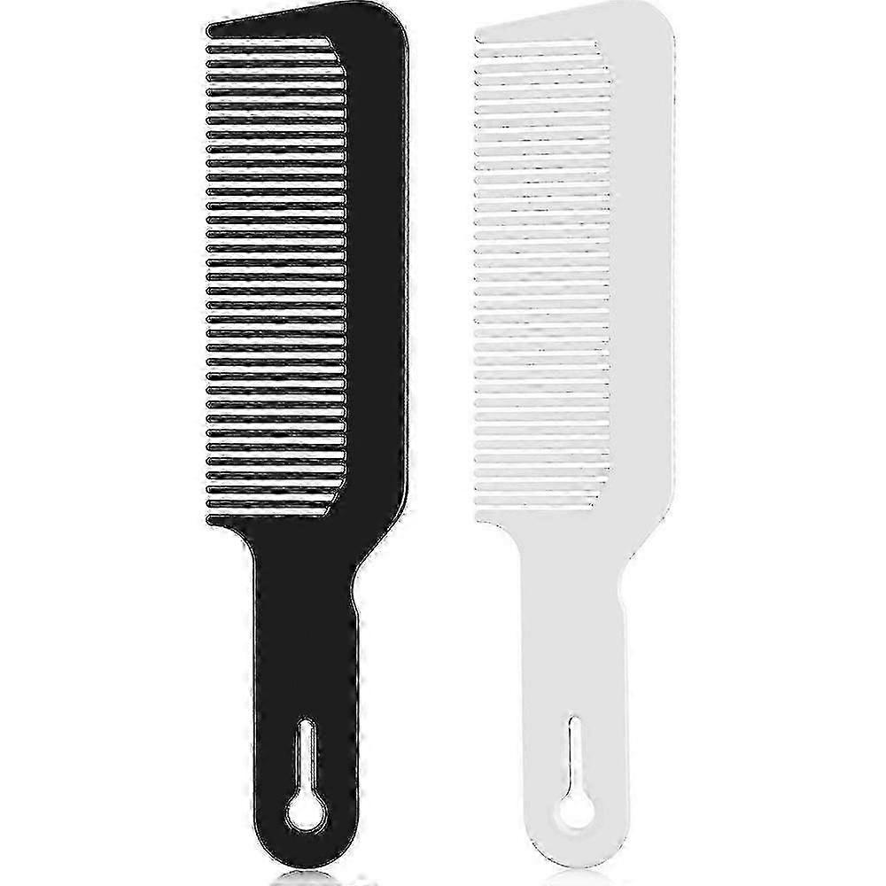 2 Pieces Barber Combs Flat Top Comb Hairdressing Combs Hair Cutting Combs