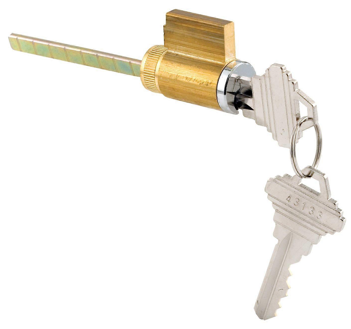 1 Pack Cylinder Lock with E 2103 Schlage Shaped Keys for Secure Entry 1-1/4 In.