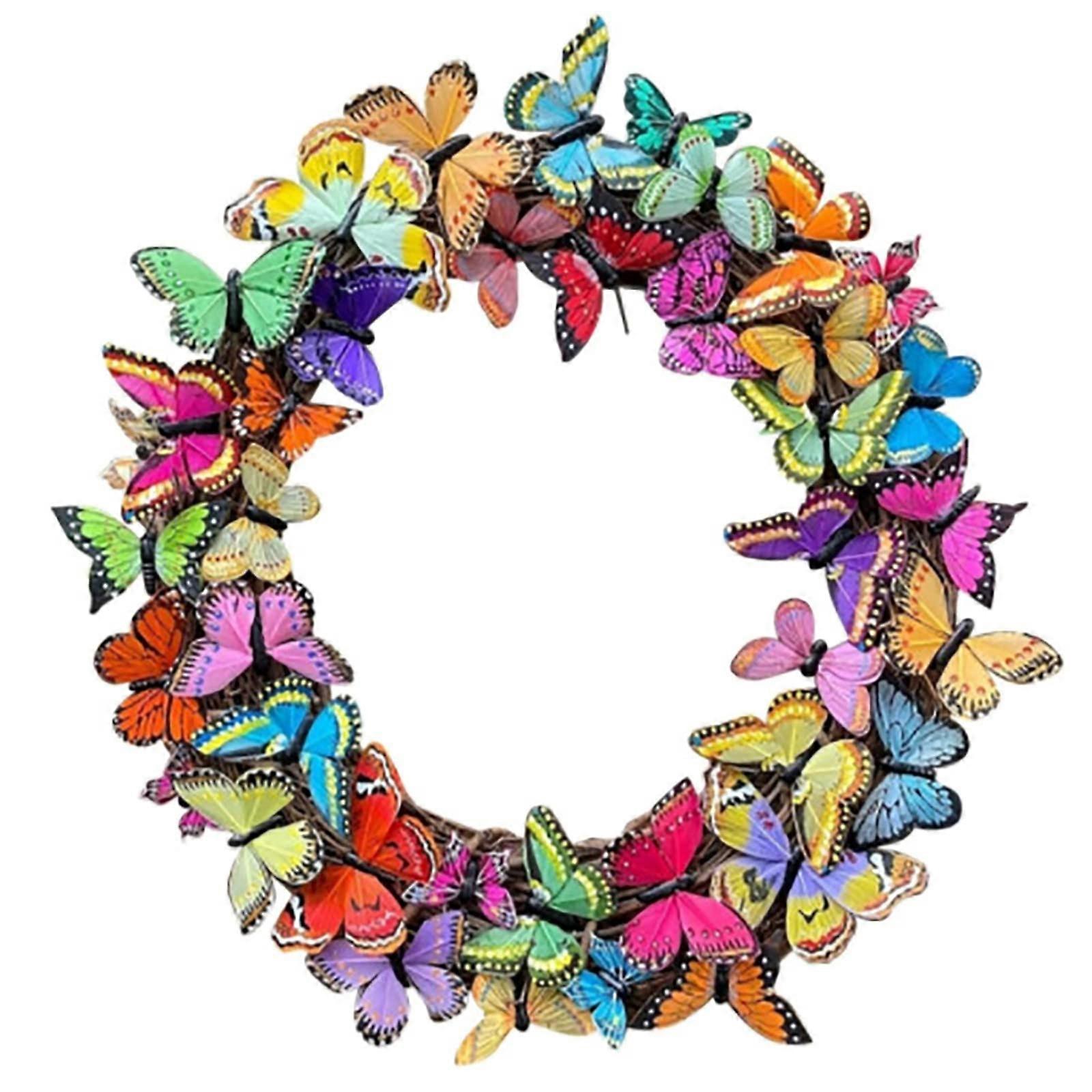 Beautiful Butterflies Spring Door Decor Garden Decorative One Size