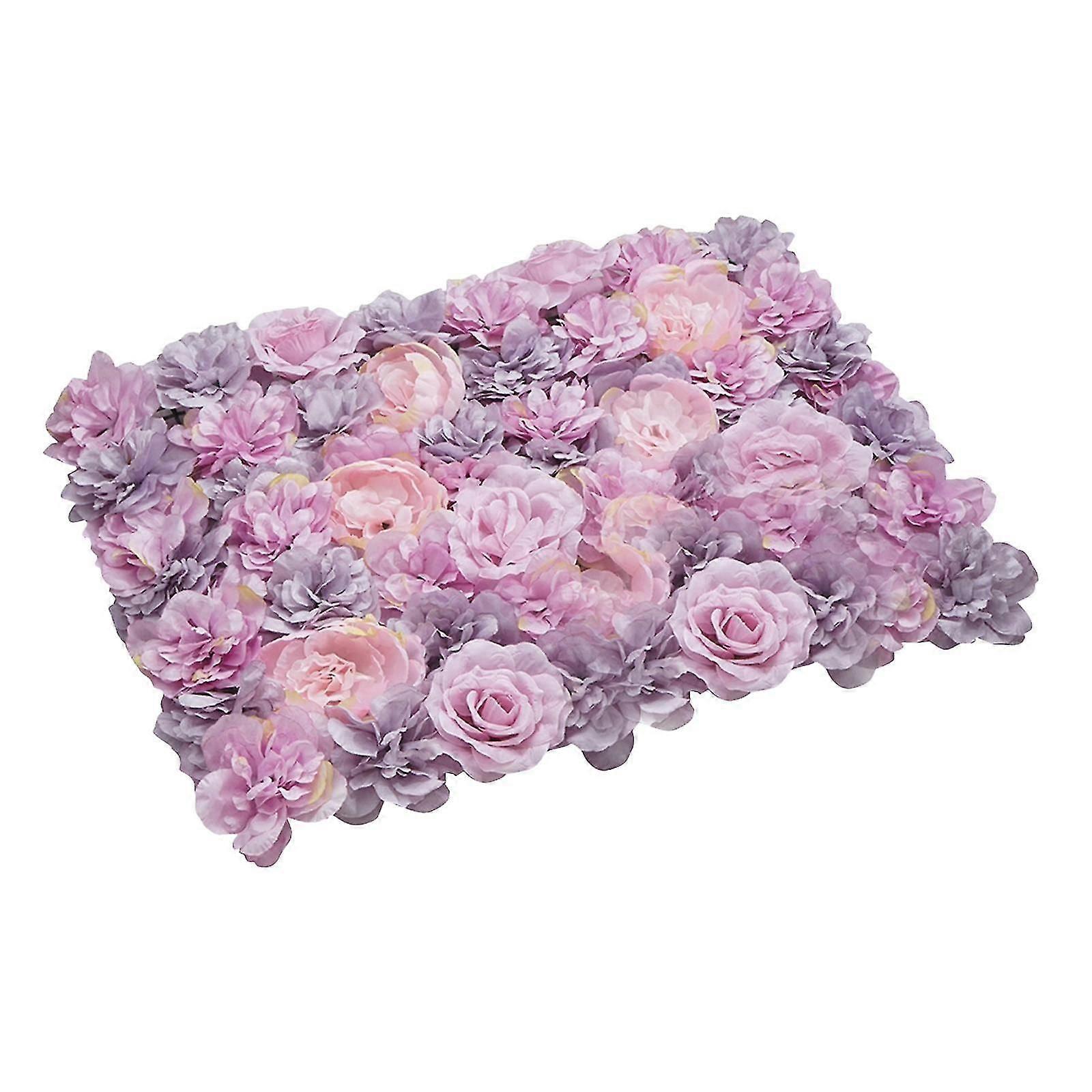 Flower Wall Decor 3D Flower Wall Panel Silk Flowers for Wedding Backdrop B