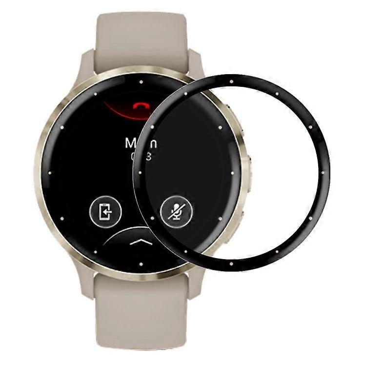 ENKAY HAT PRINCE Compatible For Garmin Venu 3S Full Cover Watch Screen Protector 3D Curved Soft PC Edge + PMMA Film