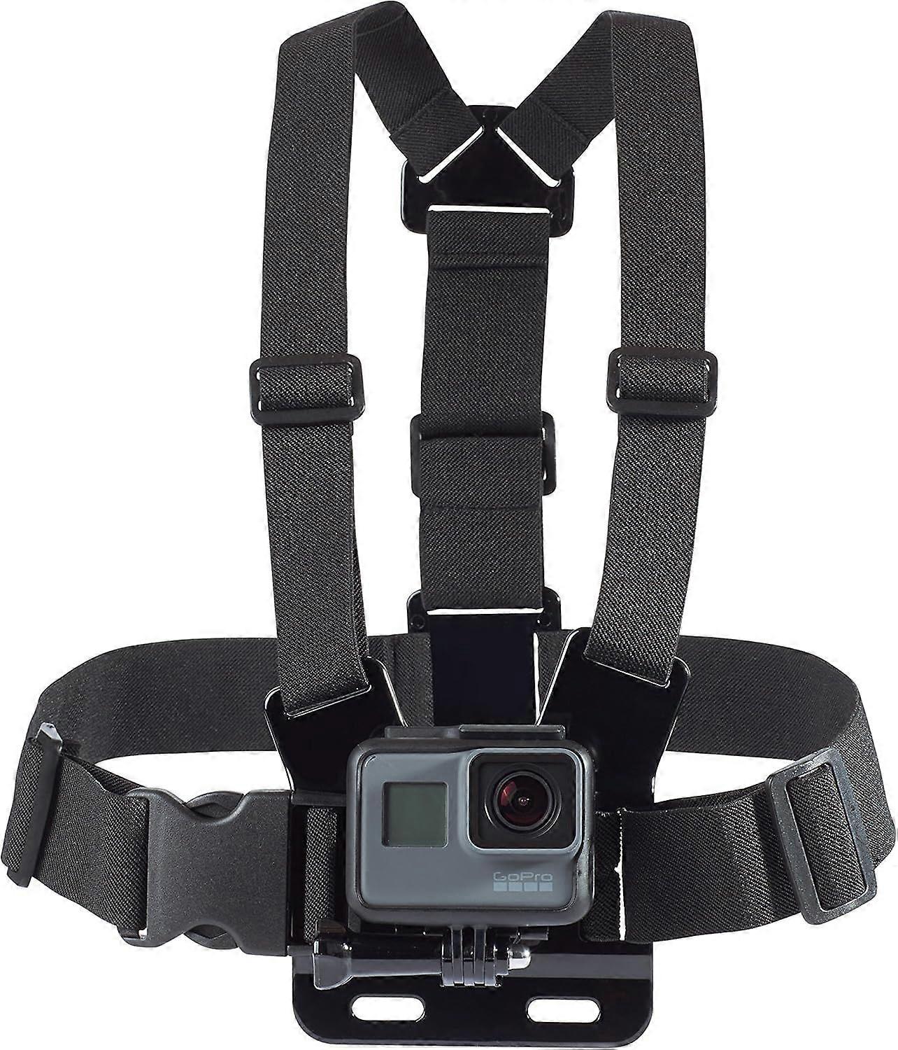 Chest Harness with GoPro Camera Mount (all models), Black