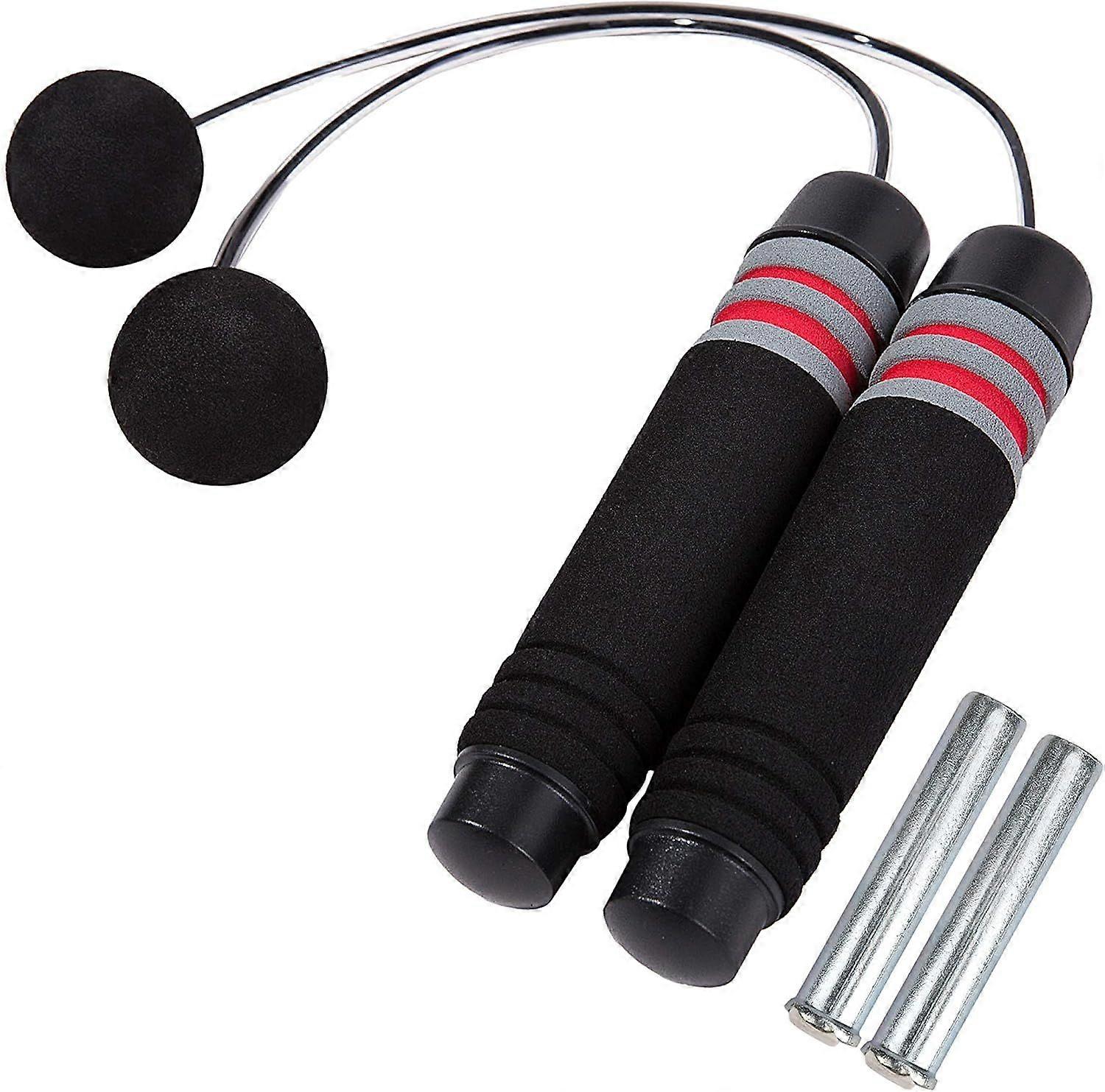 Ropeless Jump Rope Weighted Cordless Skipping Rope Length Adjustable Tangle Free Wireless Speed Rope for Sport Exercise