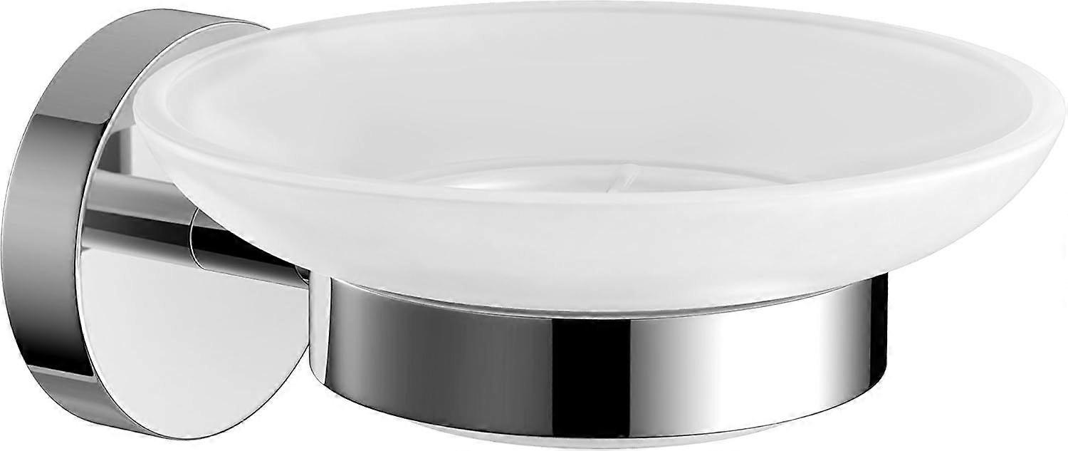 モダンな丸いクロームソープディッシュウォールマウントバスルームアクセサリー