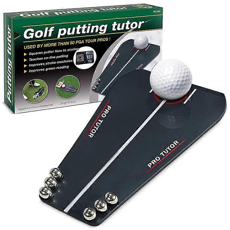 Golf Puting Teacher Square Putts Practice Tool for Green Reading and Putting Education Aid for All Skill Levels