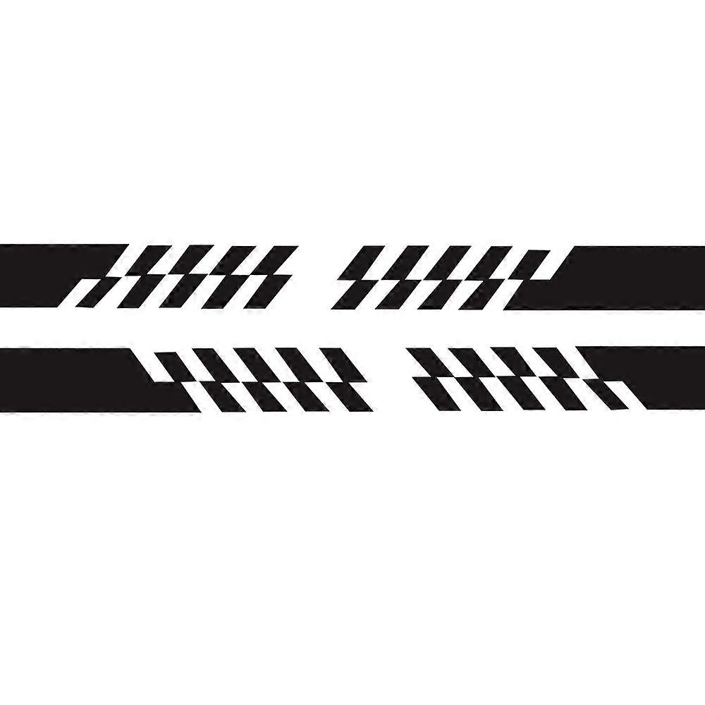 2 PCS/Set D-487 Stripe Pattern Car Modified Decorative Sticker