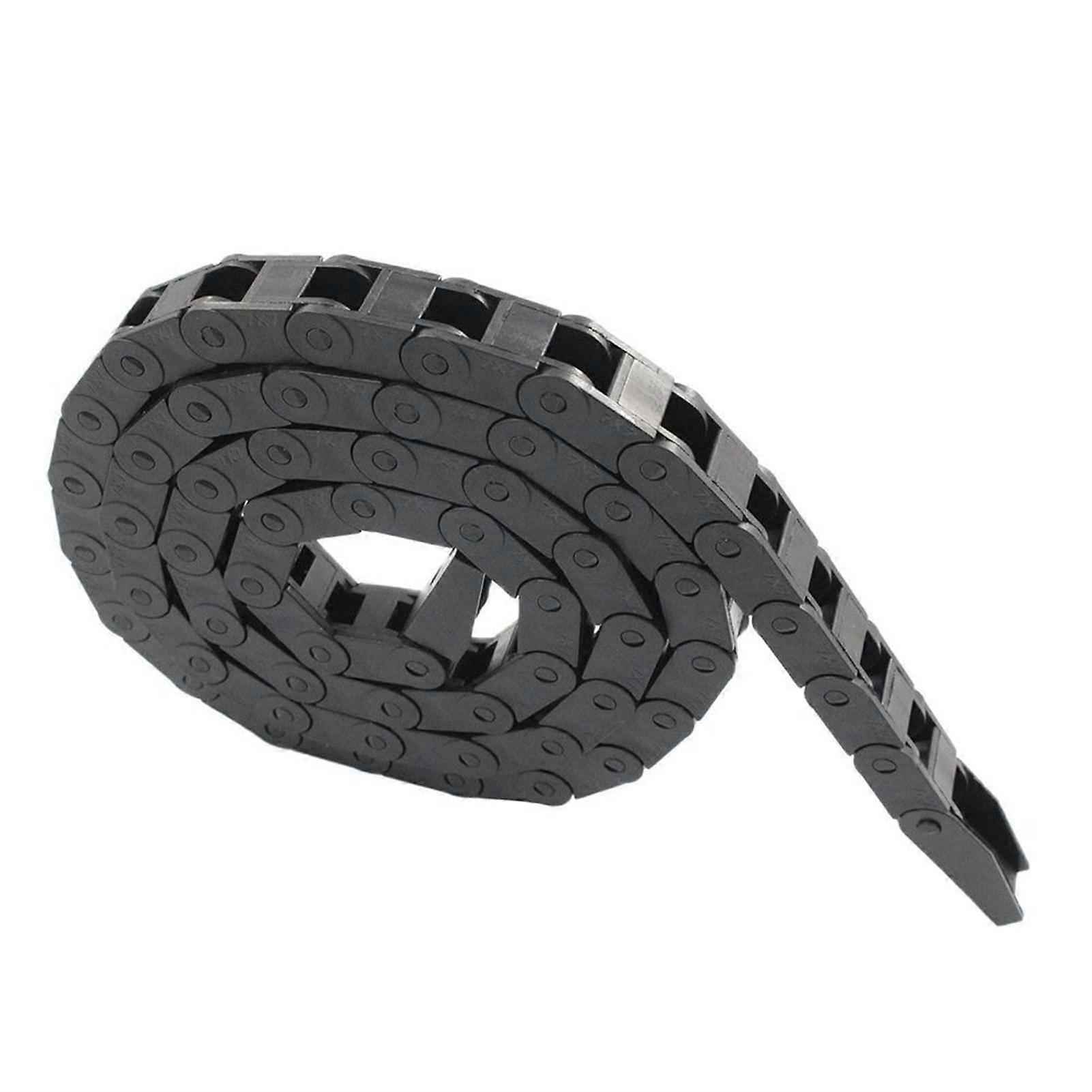 7x15mm Cable Drag Chain 1PCS L1000mm with Connector for CNC Router Machine Tool Compatibility