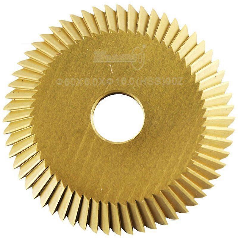 High-speed titanium-plated steel circular saw blade