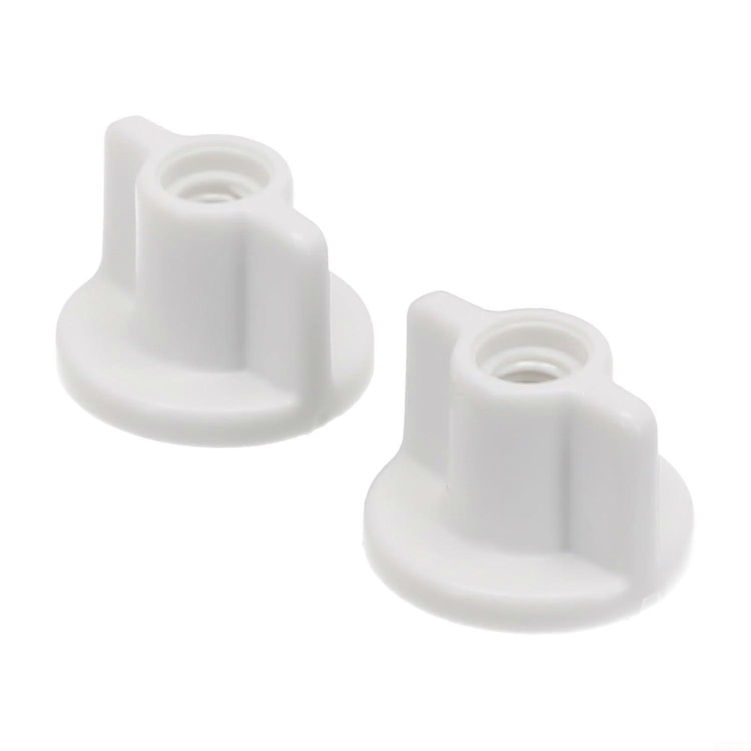 2pcs Toilet Seat Screw Back Nuts, Toilet Seat Back Nuts, Toilet Seat Accessories, Plastic Toilet Lid Back Nuts, For 6mm Screws