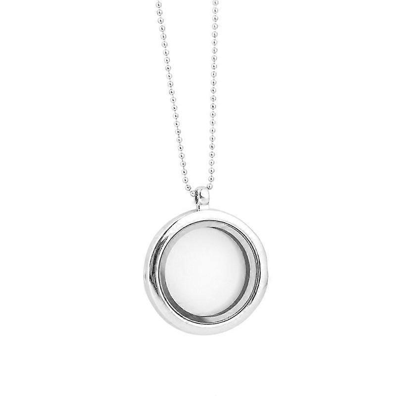 Elävä muisti kelluva viehätys pyöreä lasi riipus riipus kaulakoru muoti korut