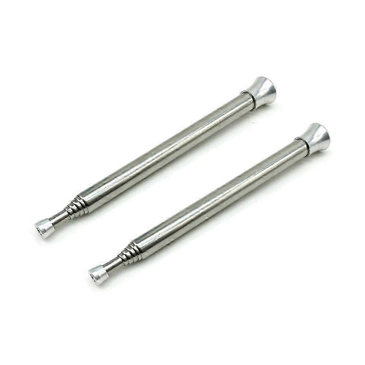 2pcs אל חלד מכה אש צינור מקל חיצוני בישול נייד טלסקופי צינור אש הישרדות