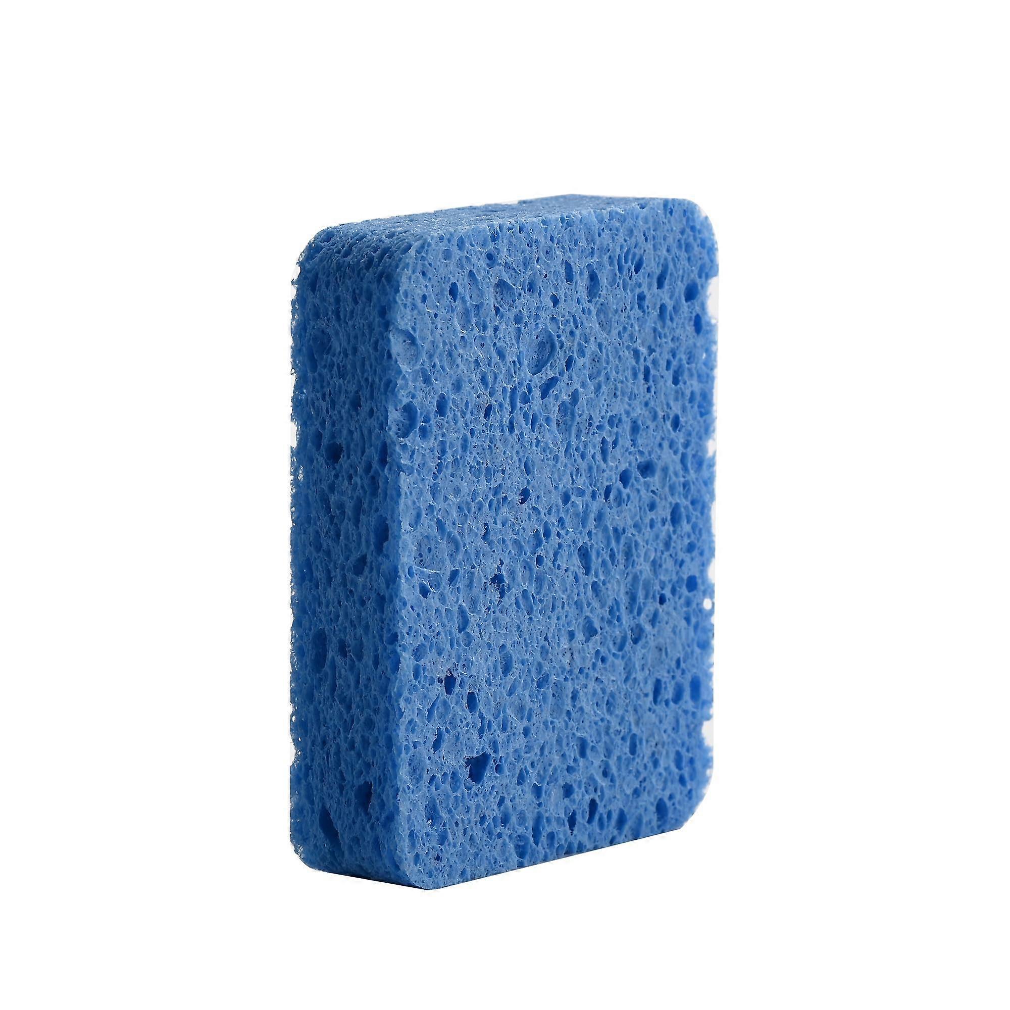 Blue Dish Sponges Set Of 12 Scratch Free For Nonstick And Metal Pans