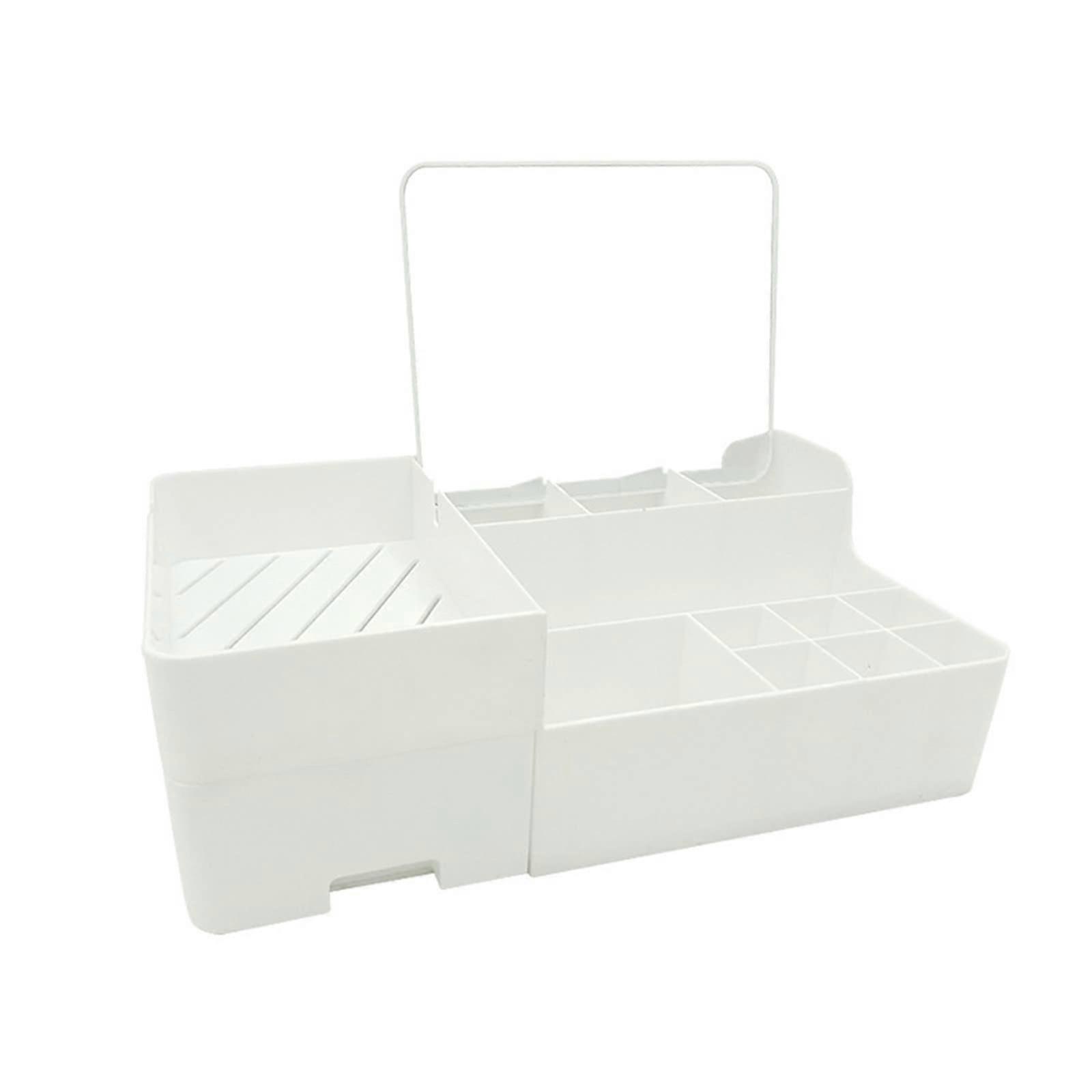 Makeup Bag Organizer - Large Cosmetic Display Case with Multiple Compartments for Bathroom Storage - Waterproof Material