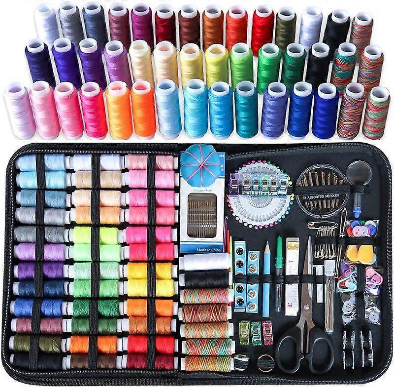 342 Pieces Large Sewing Kit, 43 XL Thread Spools, Complete Needle and Thread Kit for Travelers