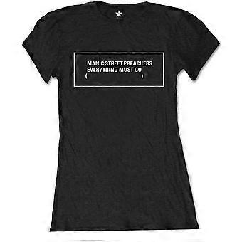 Manic Street Preachers Womens/Ladies Everything Must Go Cotton T