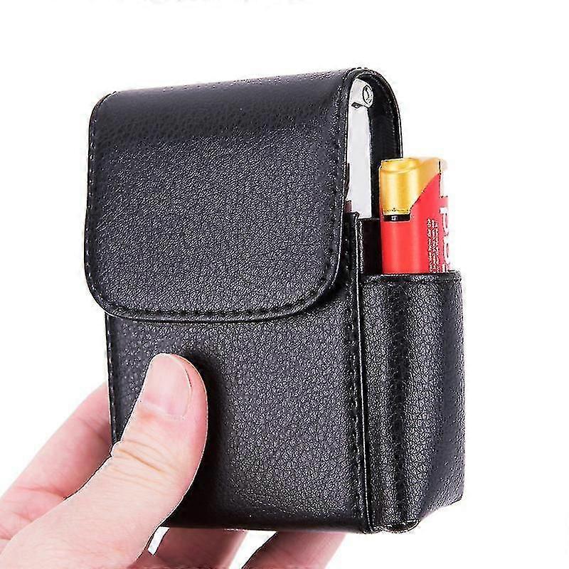 Cigarette Case With Pu Leather, Flip Lighter Bag, Business Card Case