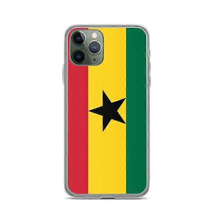 iPhone Case - Ghana - iPhone 11 Pro - Flexible - Slim Design - Multicolor