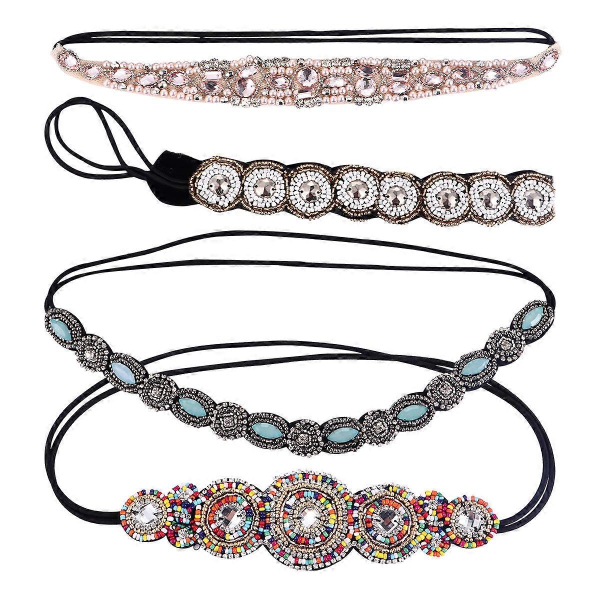 Exquisite Headbands for Women, Secure Bead Setting, Versatile Use