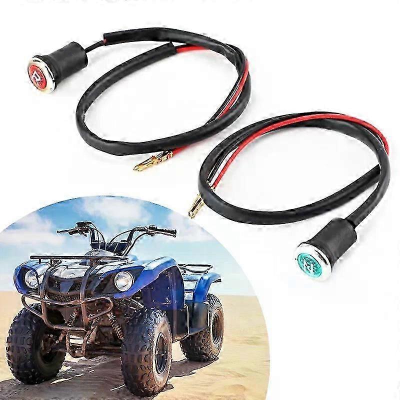 2 Pcs Atv Reverse Neutral Light Indicator For 90/110/125/150/200/250/300cc Atv Quad Sunl/taotao/eagle/loncin Etc Dc 12v 2019