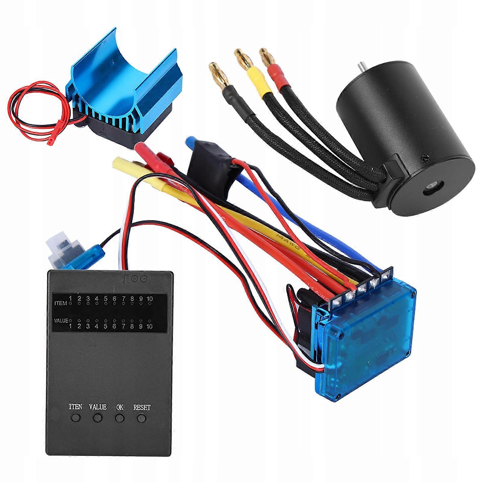 120a Radiator Program Cards Set 3650 Motor 4300kv Rc Accessories